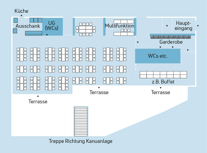 Eiskanal-Event-Saal-Raumaufteilung